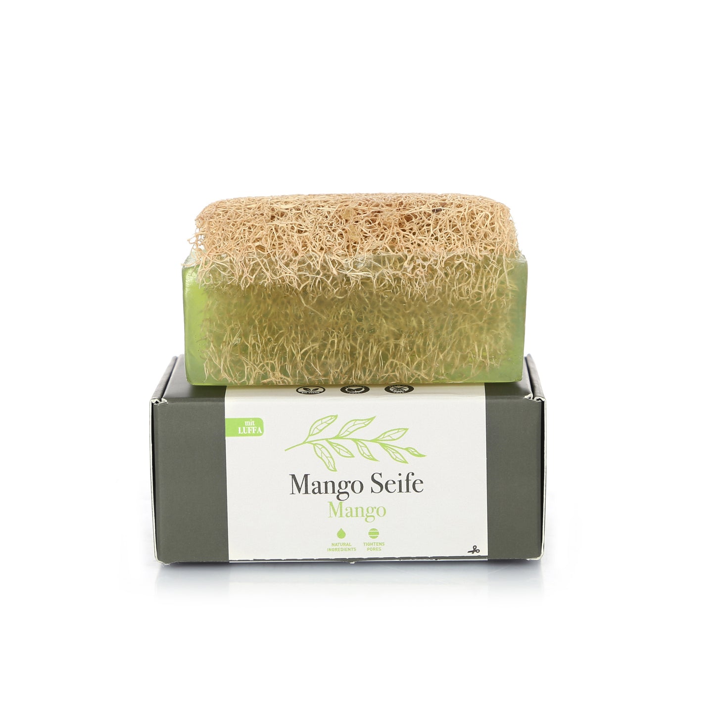 Mango Seife mit Luffa 130g