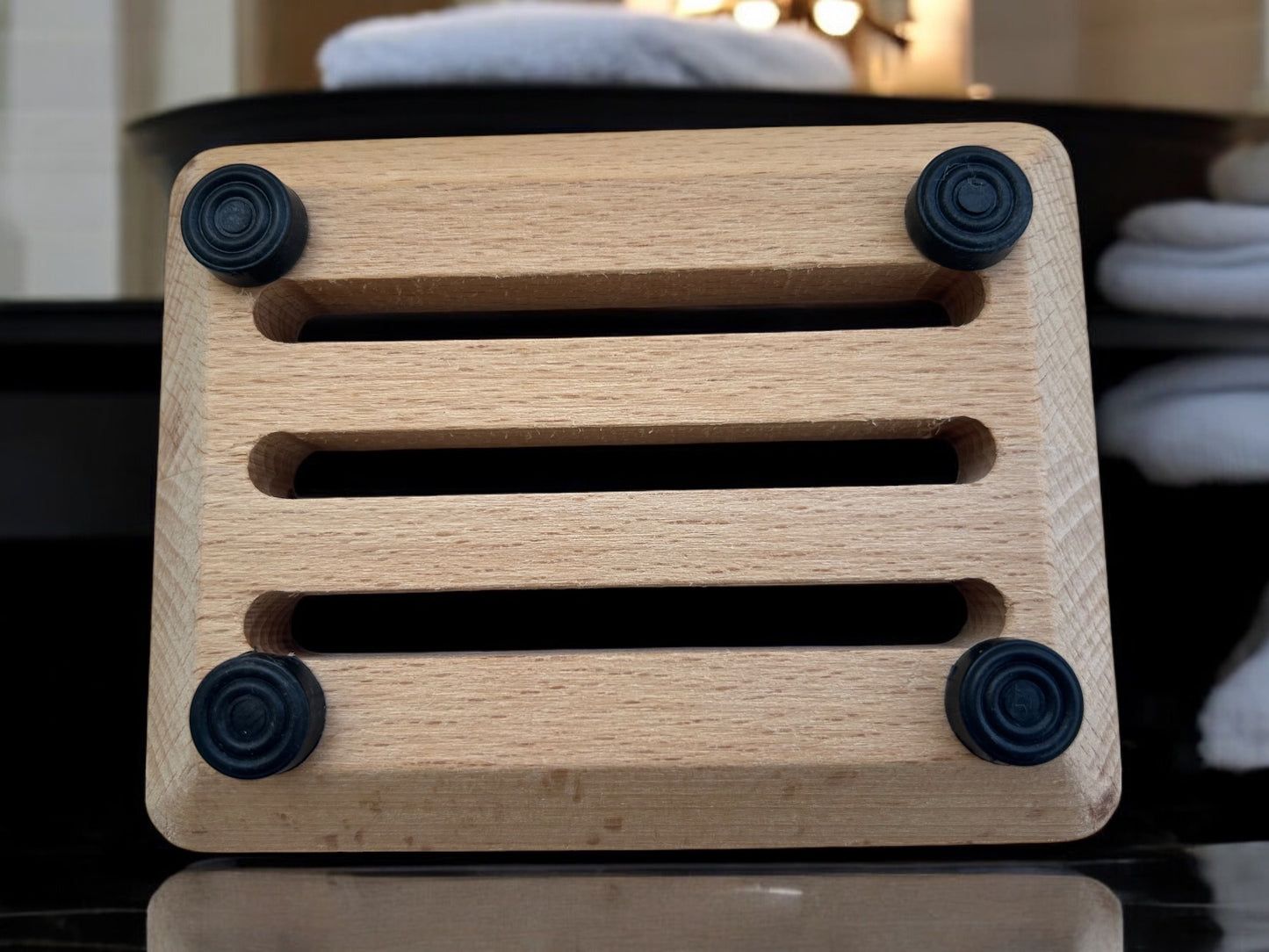 Seifenschale aus Buche