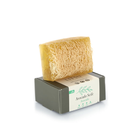Avocado Seife mit Luffa 130g