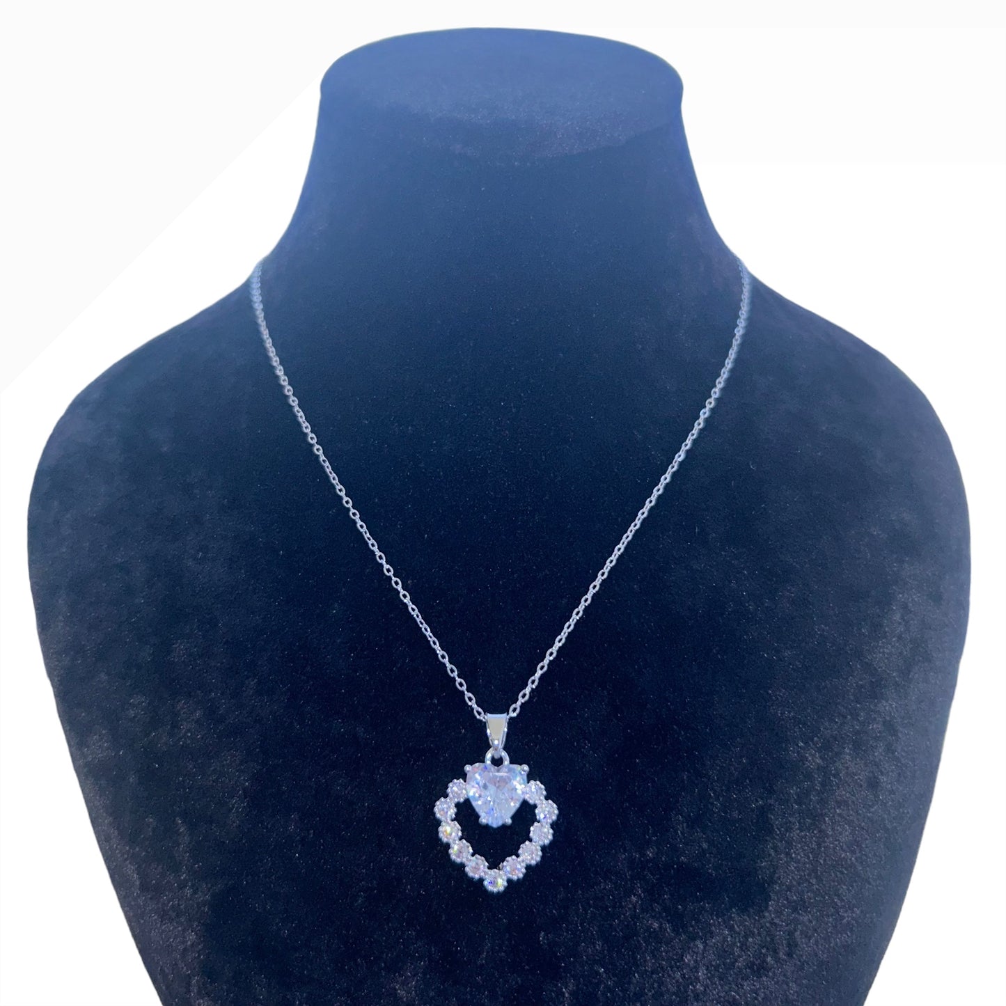 Double Heart Kette