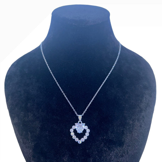 Double Heart Kette