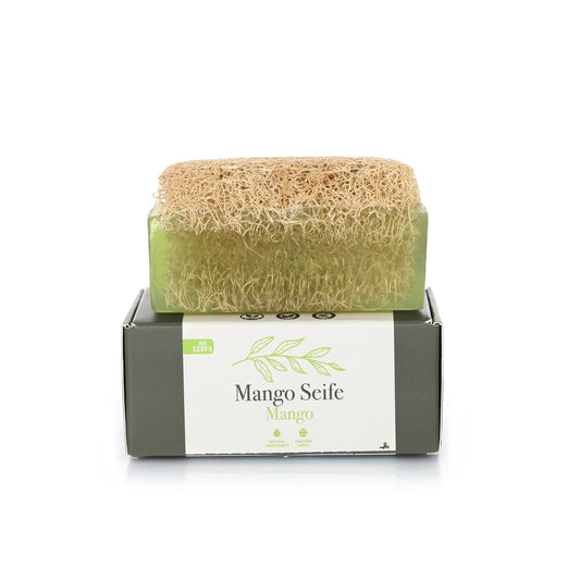 Mango Seife mit Luffa 130g