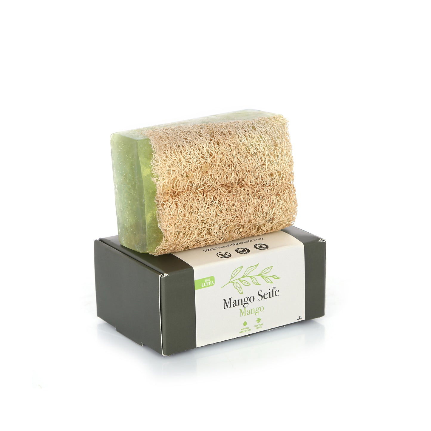 Mango Seife mit Luffa 130g
