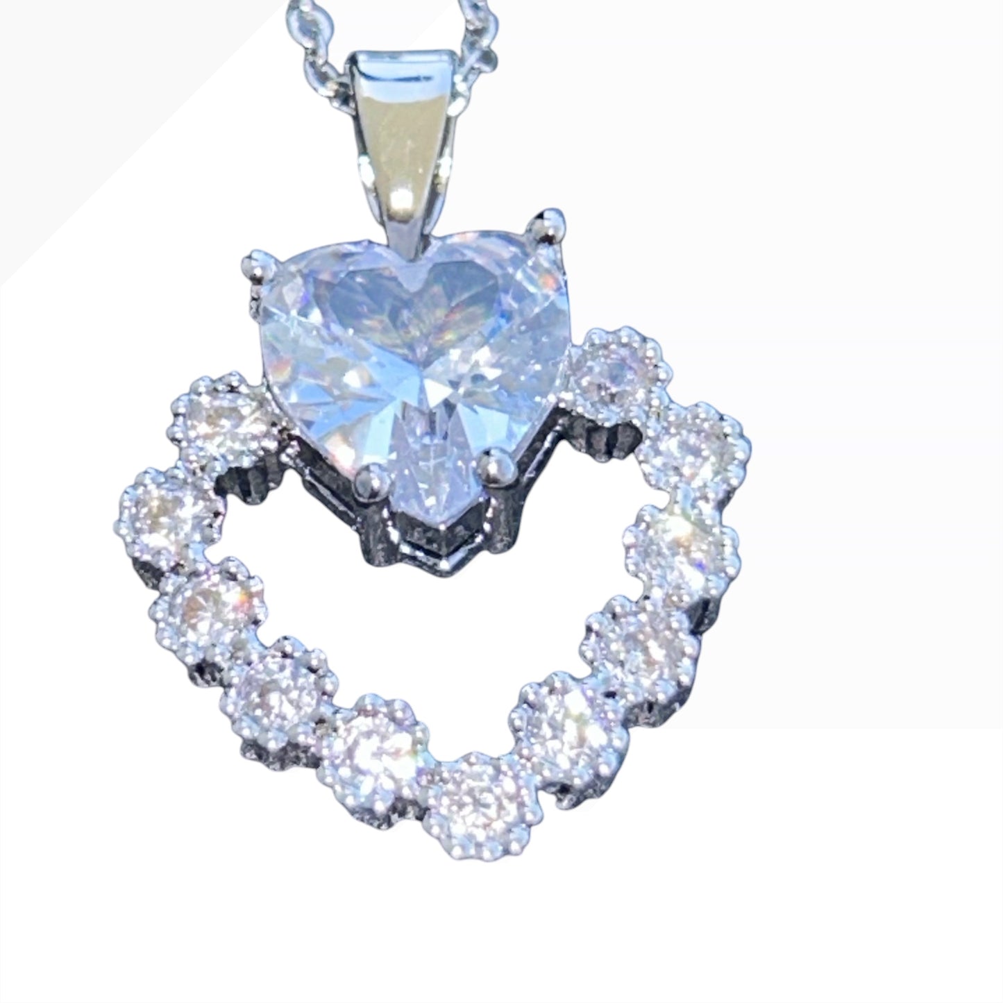 Double Heart Kette